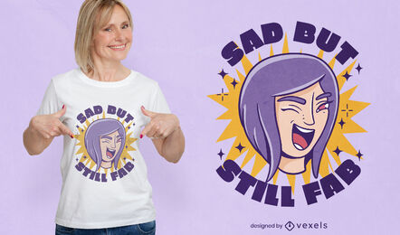 Trauriges, aber tolles T-Shirt-Design