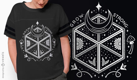 Grow strong t-shirt design