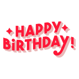Happy Birthday quote PNG Design Transparent PNG