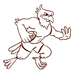 Futebol de golpe de águia Desenho PNG