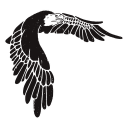 Asas de águia desenhadas à mão Desenho PNG