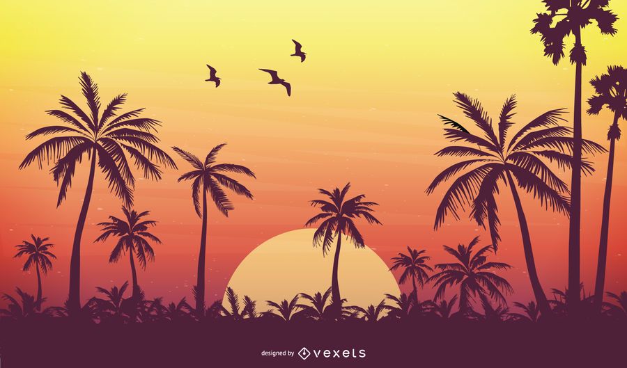 Puesta de sol tropical Puesta de sol tropical