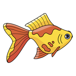 Icono de animal de agua de pescado Diseño PNG