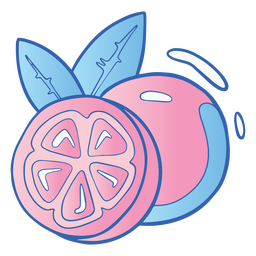 Onda de vapor laranja Desenho PNG
