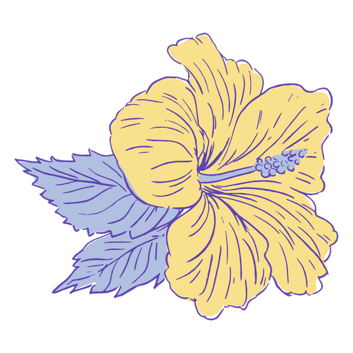 ?cone de flor da natureza Cottagecore Desenho PNG