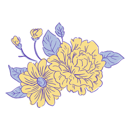 Plant nature flower icon PNG Design
