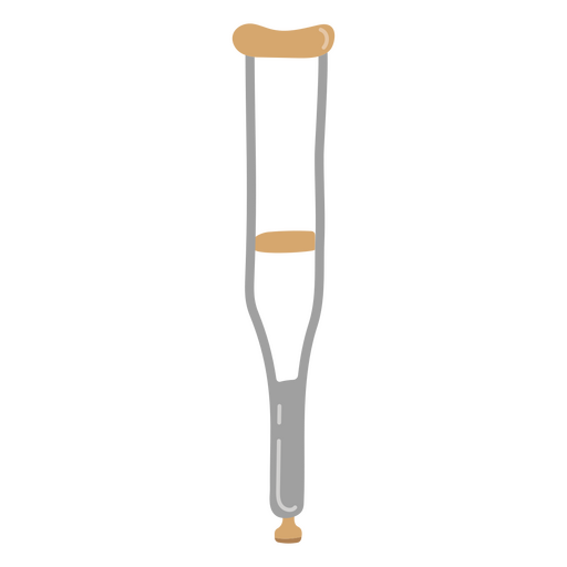 Medical Crutch PNG Design