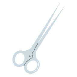 Tesoura de aço médica Desenho PNG