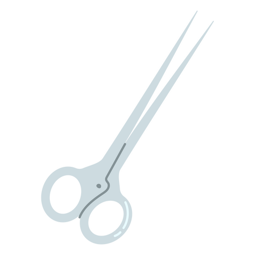 Medical Steel Scissors PNG Design