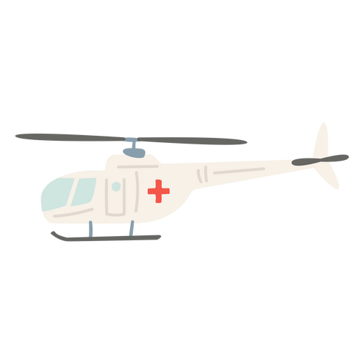 Helicóptero Ambulância Desenho PNG