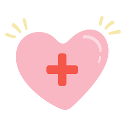 corazón de farmacia Diseño PNG