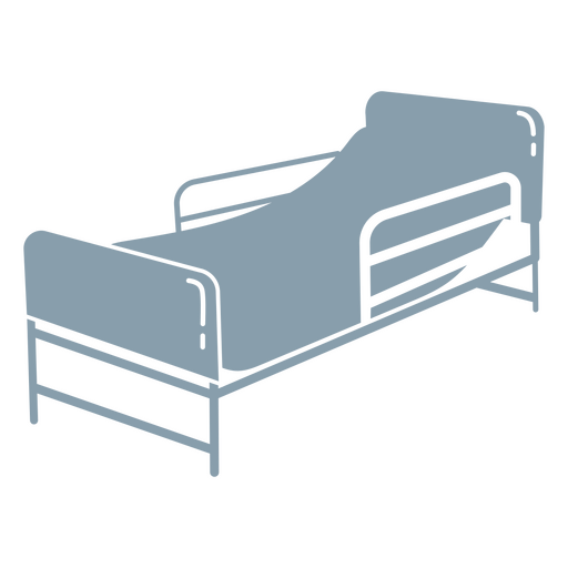 Medical Hospital Bed PNG Design
