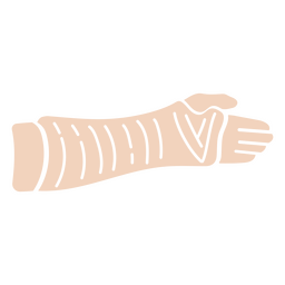 Arm with Cast PNG Design