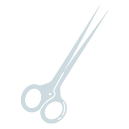 Lange chirurgische Schere PNG-Design