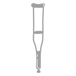 muleta de pie Diseño PNG