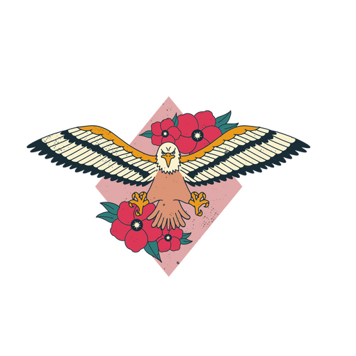 ?guila volando tatuaje Diseño PNG