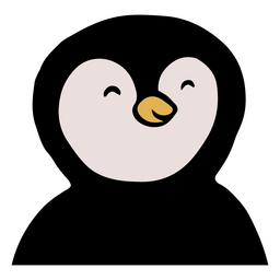 Pinguim animal fofo Desenho PNG