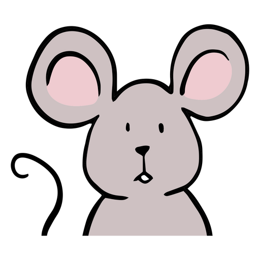 Cute animal mouse PNG Design