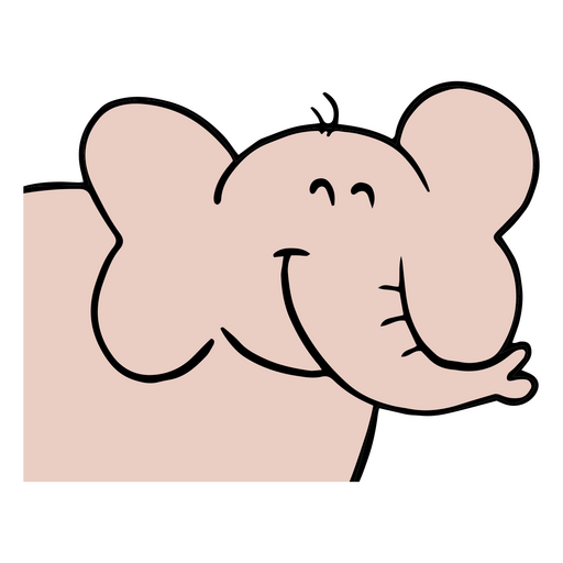 Elefante animal fofo Desenho PNG