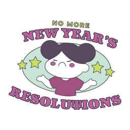 Vorsätze Neujahrsabzeichen PNG-Design