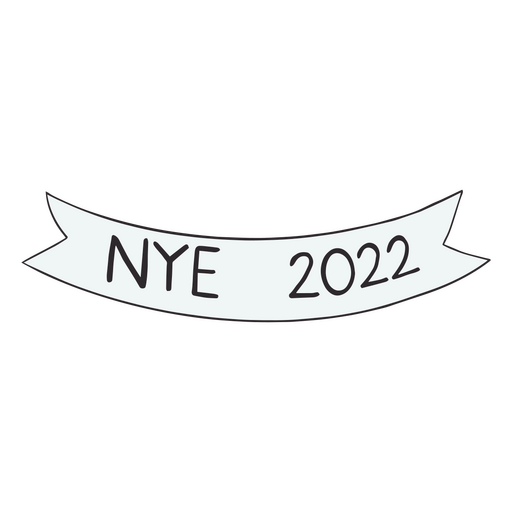 Distintivo de feriado de ano novo 2022 Desenho PNG