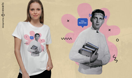 Frankenstein Student Mann T-Shirt PSD