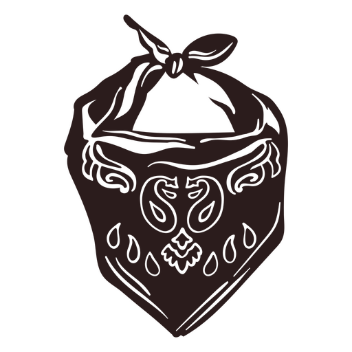 ícone de bandana do oeste selvagem Desenho PNG