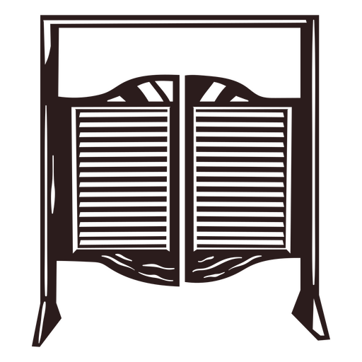 Symbol für Wild-West-Türen PNG-Design