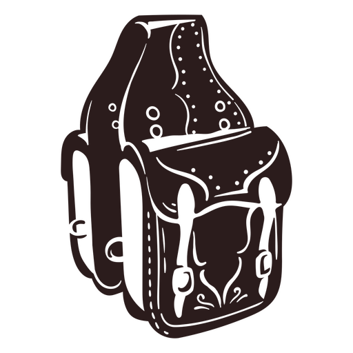 Icono de bolsa del salvaje oeste Diseño PNG
