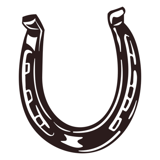 Icono de herradura del salvaje oeste Diseño PNG