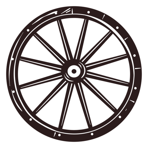 ícone de roda do oeste selvagem Desenho PNG