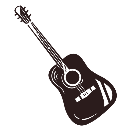 Icono de guitarra del salvaje oeste Diseño PNG