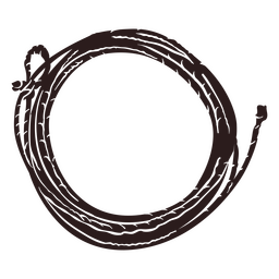ícone de corda do oeste selvagem Desenho PNG