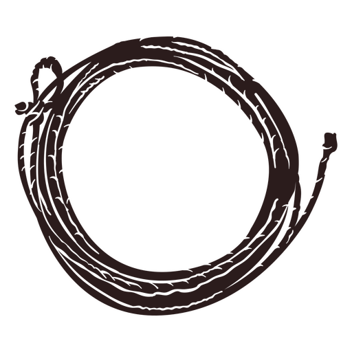 Wild west rope icon PNG Design