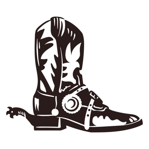 WIld West boot icon PNG Design