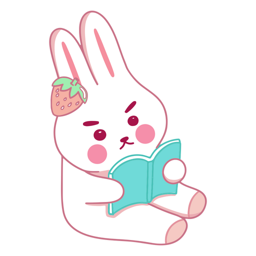 Häschenkarikaturtier kawaii PNG-Design