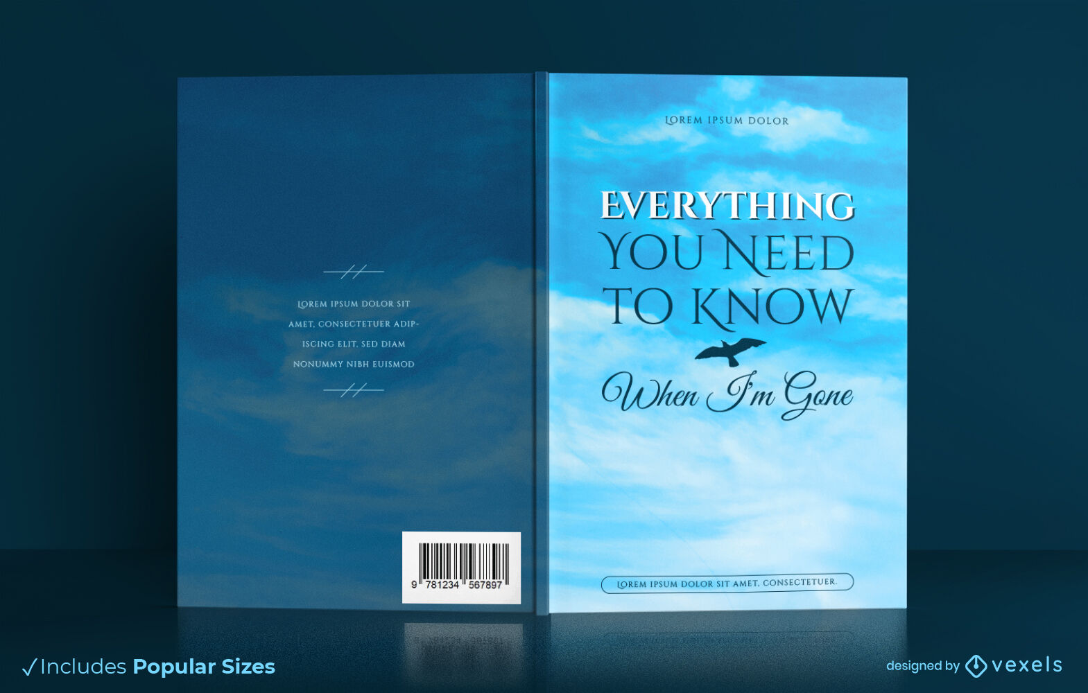 Everything You Need To Know Book Cover Design Vector Download