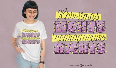 Reproduktionsrechte Weihnachts-T-Shirt-Design