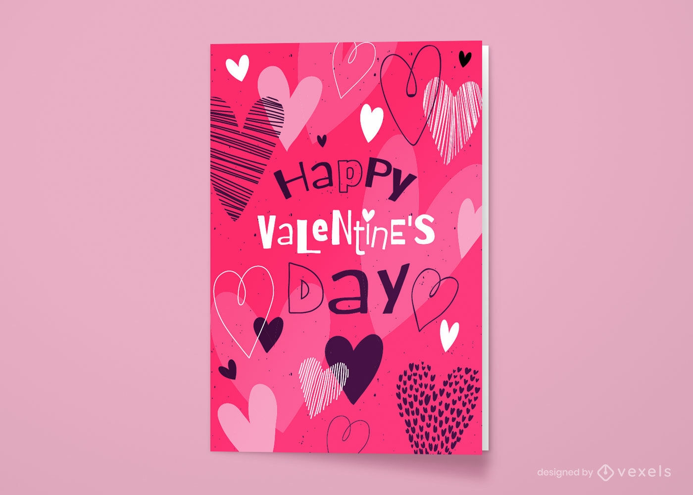Happy Valentinstag Herzen Gru?karte