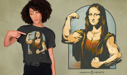 Starkes Malparodie-T-Shirt-Design