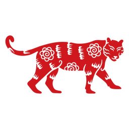 Sternzeichen Tiger des Chinesischen Neujahrsfests PNG-Design