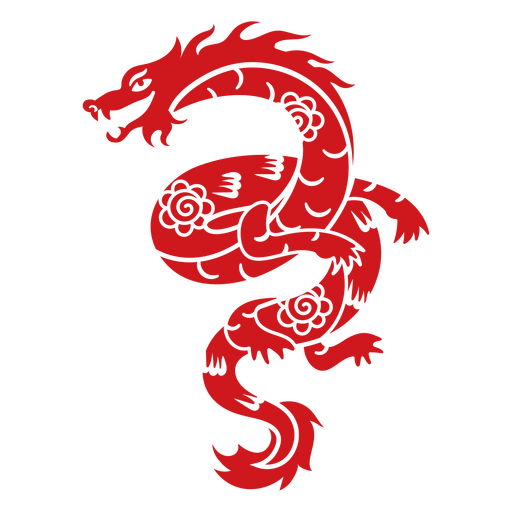 Signo chinês do zodíaco do dragão do ano novo Desenho PNG