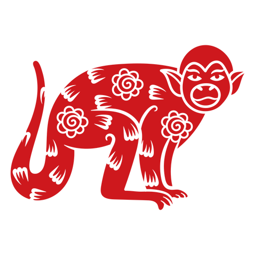 Signo chinês do macaco do ano novo Desenho PNG