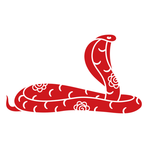 Año nuevo chino serpiente signo del zodiaco Diseño PNG