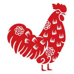 Sternzeichen Hahn des Chinesischen Neujahrsfests PNG-Design