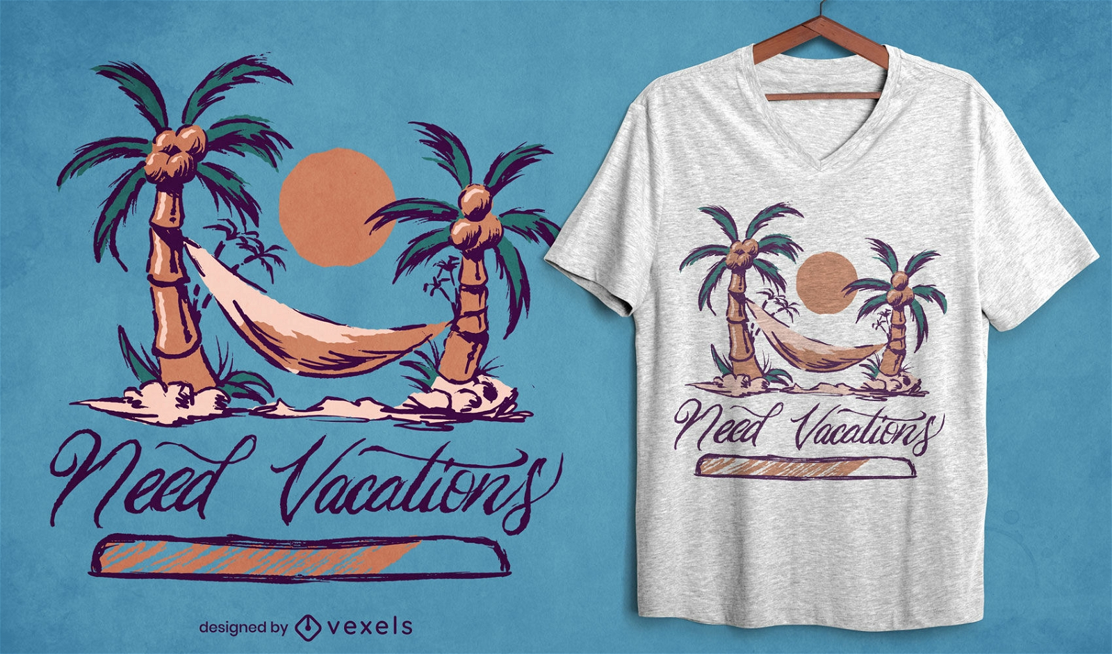 Brauchen Sie Urlaub Zitat T-Shirt-Design