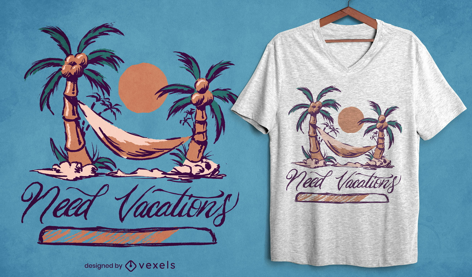 Necesito diseño de camiseta de cita de vacaciones