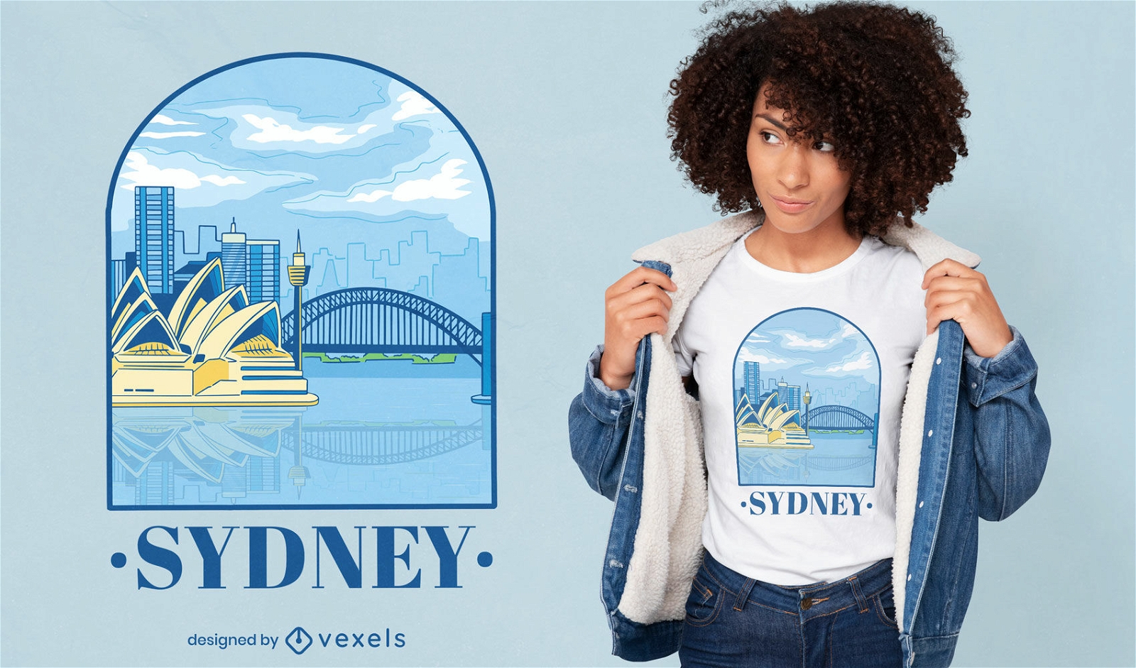Sydney Australia t-shirt design
