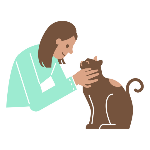 Tierarzt Tierarzt Katzenmenschen PNG-Design