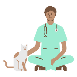 Animal doctor veterinarian people PNG Design